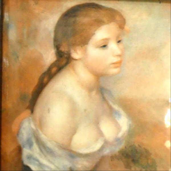 Voir photo 3 de Cadre Email Helca reproduction "Jeune fille aux fleurs" par Auguste Renoir Cadre Email Helca reproduction "Jeune fille aux fleurs" par Auguste Renoir Bon état reconditionné photo 3