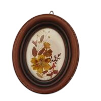 Cadre ovale fleurs séchées vintage bois 13,8 cm déco murale cottagecore - 11,76 € Cadre ovale fleurs séchées vintage bois 13,8 cm déco murale cottagecore reconditionné disponible sur Label Emmaüs