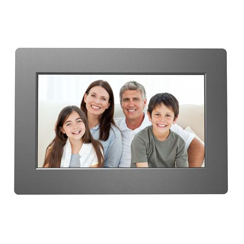 Cadre photo numérique Agfaphoto 7'' wifi avec application frameo écran tactile et 32 Gb Noir État correct reconditionné disponible sur Fnac