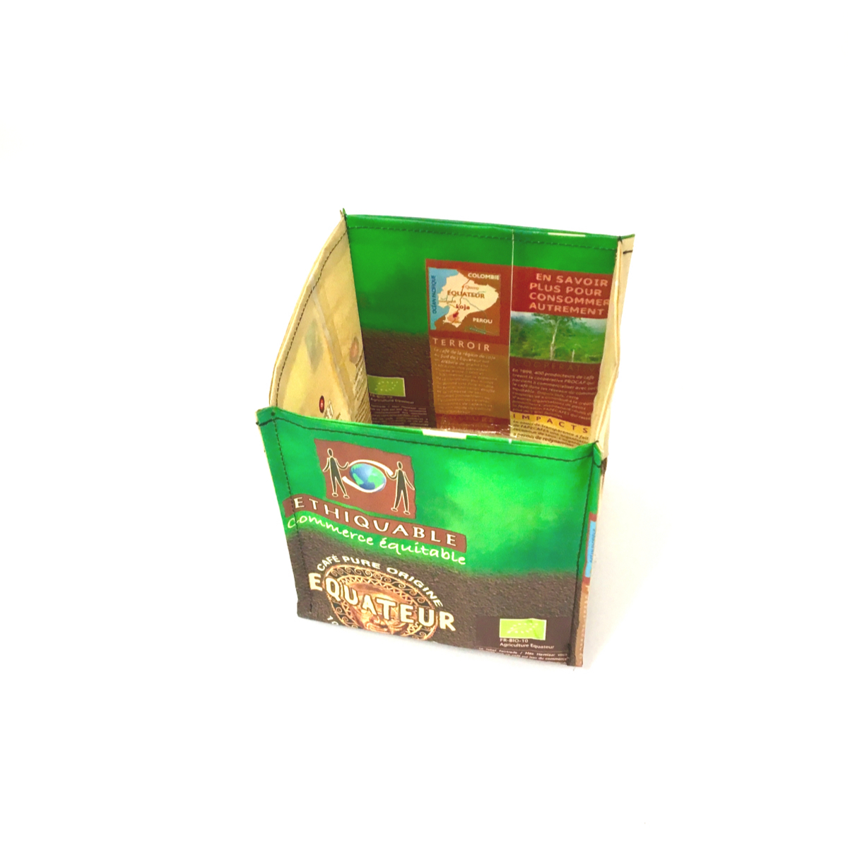 Voir photo 4 de "CAF'BAG - Caf'FourreTout" - Création / Fait main "CAF'BAG - Caf'FourreTout" - Création / Fait main Parfait état reconditionné photo 4