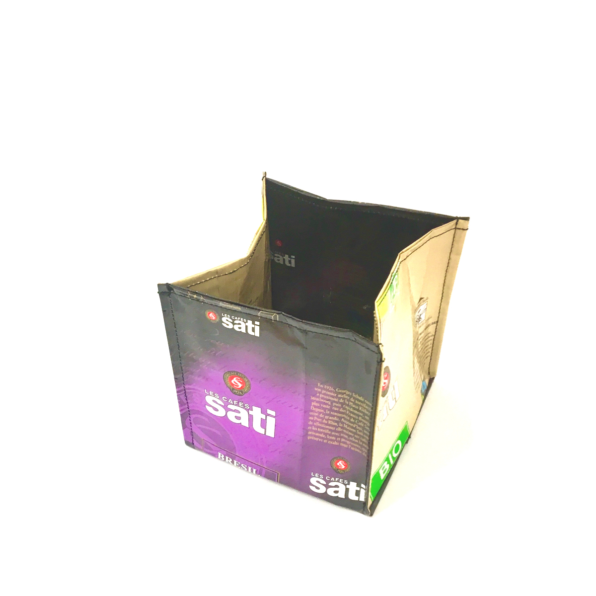 Voir photo 5 de "CAF'BAG - Caf'FourreTout" - Création / Fait main "CAF'BAG - Caf'FourreTout" - Création / Fait main Parfait état reconditionné photo 5