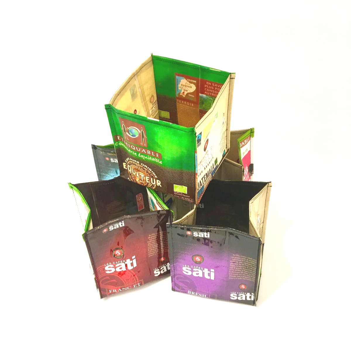 Voir photo 6 de "CAF'BAG - Caf'FourreTout" - Création / Fait main "CAF'BAG - Caf'FourreTout" - Création / Fait main Parfait état reconditionné photo 6