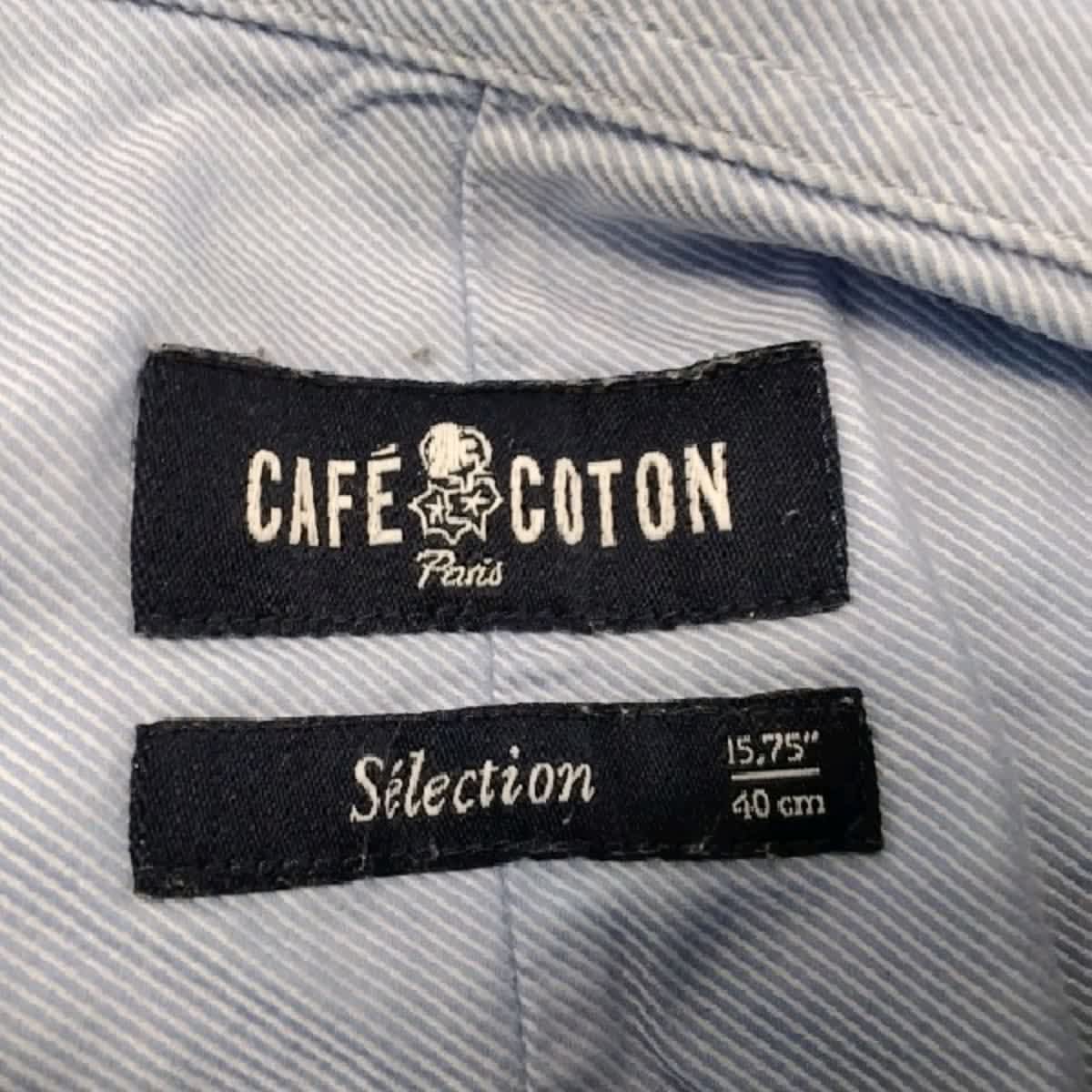 Voir photo 5 de Café coton - chemise en coton - taille 40 Café coton - chemise en coton - taille 40 Très bon état reconditionné photo 5