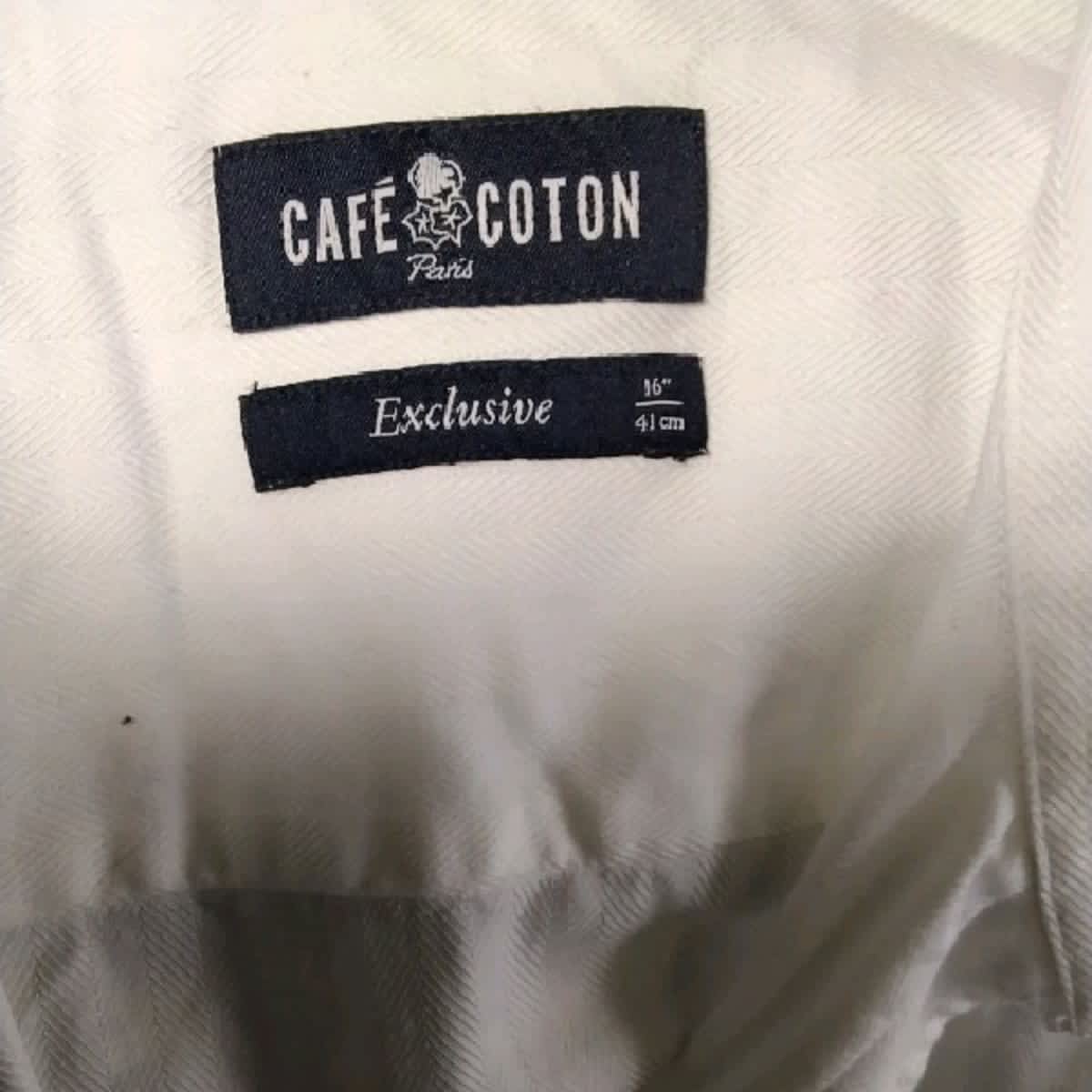 Voir photo 5 de Café coton - chemise en coton - taille 42 Café coton - chemise en coton - taille 42 Très bon état reconditionné photo 5