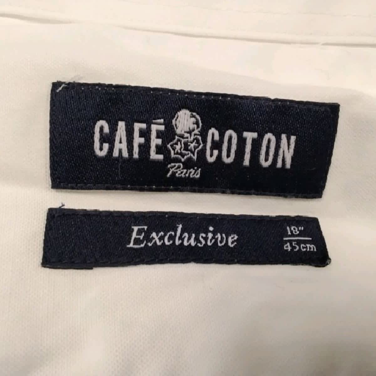 Voir photo 5 de Café coton - chemise en coton - taille 60 Café coton - chemise en coton - taille 60 reconditionné photo 5