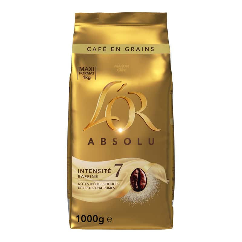 Acheter Cafe Grains L'or L'or Absolu Intensite 7 Bon état - 21,90 € Cafe Grains L'or L'or Absolu Intensite 7 Bon état reconditionné disponible sur Electro Depot