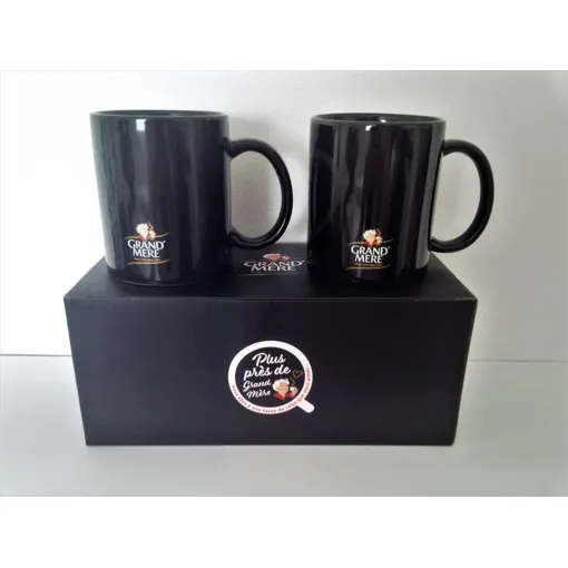 Café Grand-Mère - Lot De 2 Tasses - Mugs - Noir Bon état reconditionné disponible sur Rakuten