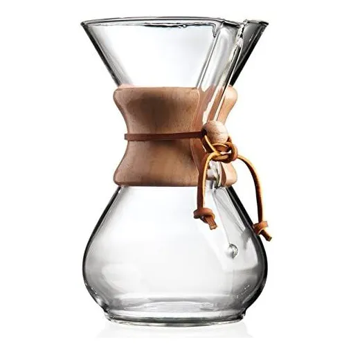 Cafetière 6 Tasses Chemex + 100filtres Chemex + Bouilloire Buono Aluminium 1,2l Bon état reconditionné disponible sur Rakuten