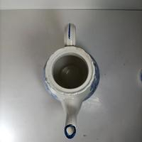 Voir photo 13 de Cafetière ancienne faïence Luneville bleu décor floral vintage maison de campagne Cafetière ancienne faïence Luneville bleu décor floral vintage maison de campagne Très bon état reconditionné photo 13