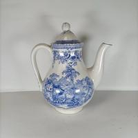 Voir photo 3 de Cafetière ancienne faïence Luneville bleu décor floral vintage maison de campagne Cafetière ancienne faïence Luneville bleu décor floral vintage maison de campagne Très bon état reconditionné photo 3