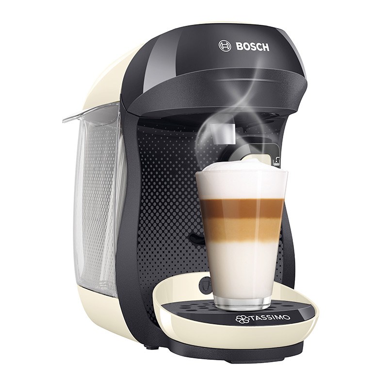 Acheter Cafetière Bosch Tassimo Tas107e Happy Vanille Bon état - 29,98 € Cafetière Bosch Tassimo Tas107e Happy Vanille Bon état reconditionné disponible sur Electro Depot
