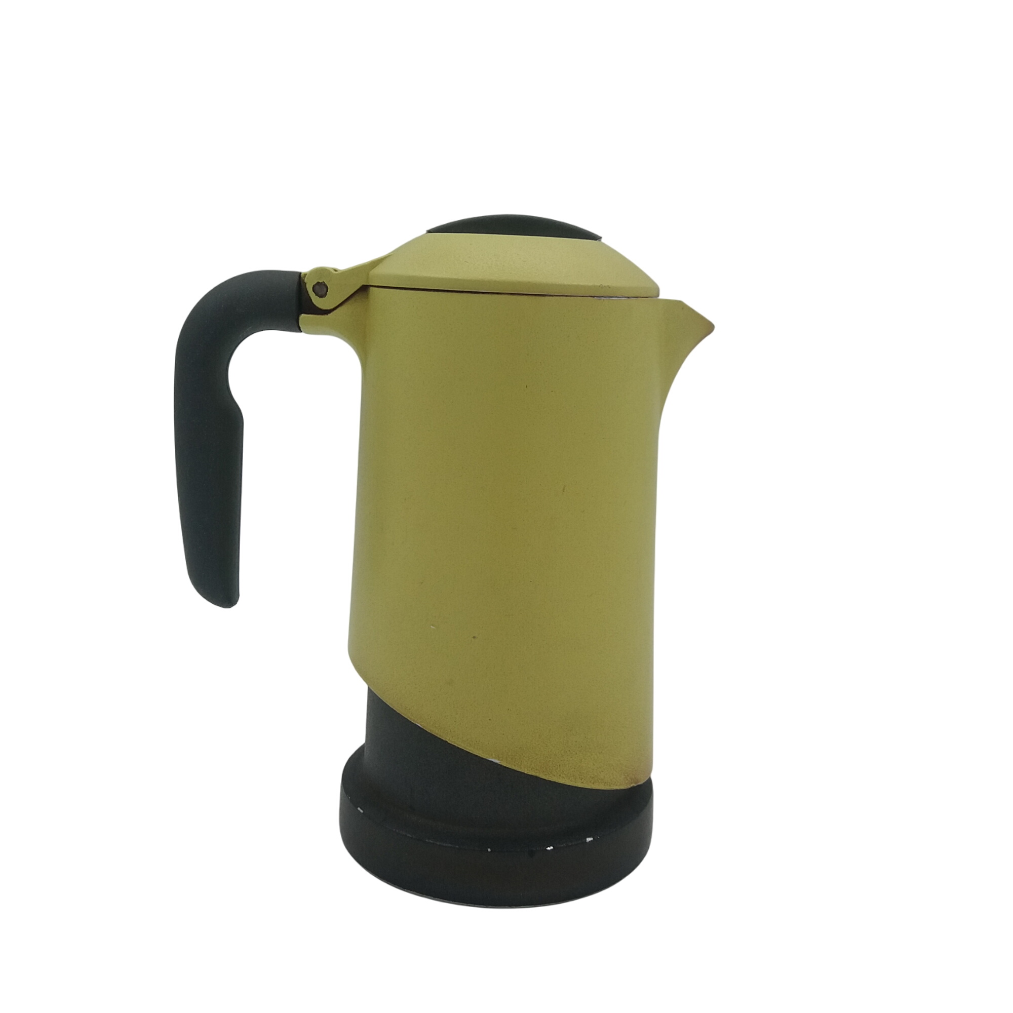 Cafetière expresso ou pot à moka. Jaune... Vintage 90’. Freddi Casalinghi Design. Bon état - 35,00 € Cafetière expresso ou pot à moka. Jaune... Vintage 90’. Freddi Casalinghi Design. Bon état reconditionné disponible sur Label Emmaüs