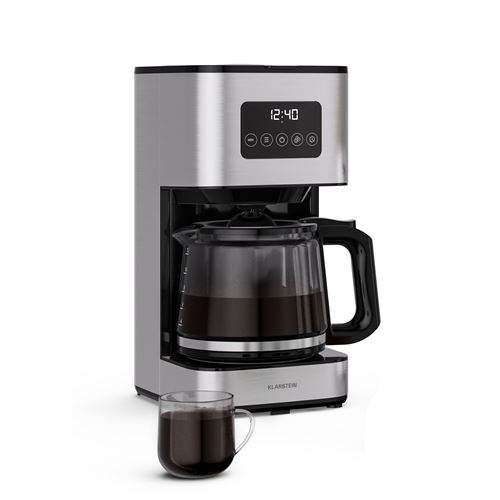 Cafetière filtre inox - Klarstein Verosteel - 1,5 L - 12 tasses - Maintien au chaud 40 min - Système anti-gouttes État correct reconditionné disponible sur Fnac