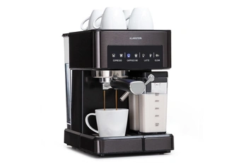 Cafetière Mousseur de Lait Machine à Café et Machine à Expresso 20 Bar 1350W Noir Bon état Klarstein reconditionné disponible sur Darty