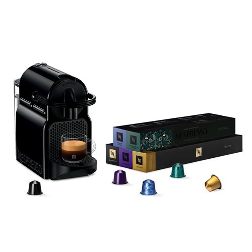 Cafetière Nespresso Delonghi Inissia EN80.B + 50 capsules État correct De'Longhi reconditionné disponible sur Fnac | Dero