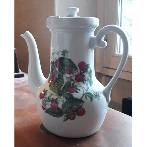 Cafetière Porcelaine De Paris / Décor Les Fruits Sauvages Bon état reconditionné disponible sur Rakuten