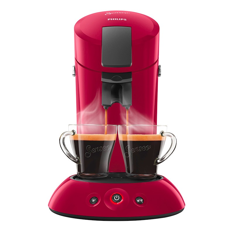 Cafetière Senseo Philips Hd6553/81 Rouge Bon état - 59,99 € Cafetière Senseo Philips Hd6553/81 Rouge Bon état reconditionné disponible sur Electro Depot