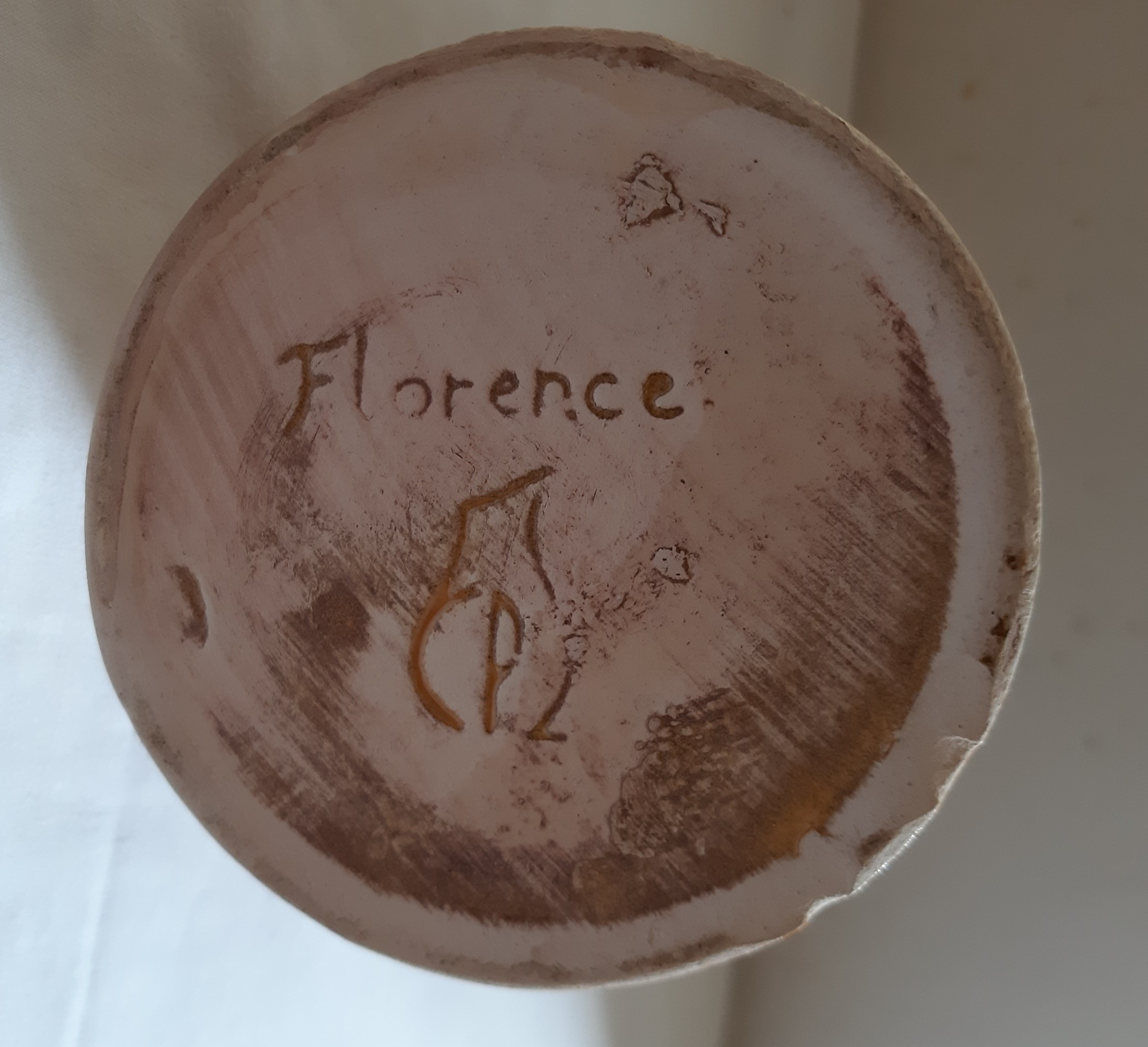 Voir photo 5 de Cafetière, Théière en céramique tournée main, avec ses 2 tasses, signée, vintage Cafetière, Théière en céramique tournée main, avec ses 2 tasses, signée, vintage Bon état reconditionné photo 5