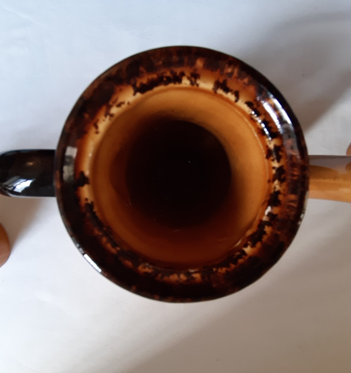 Voir photo 8 de Cafetière, Théière en céramique tournée main, avec ses 2 tasses, signée, vintage Cafetière, Théière en céramique tournée main, avec ses 2 tasses, signée, vintage Bon état reconditionné photo 8