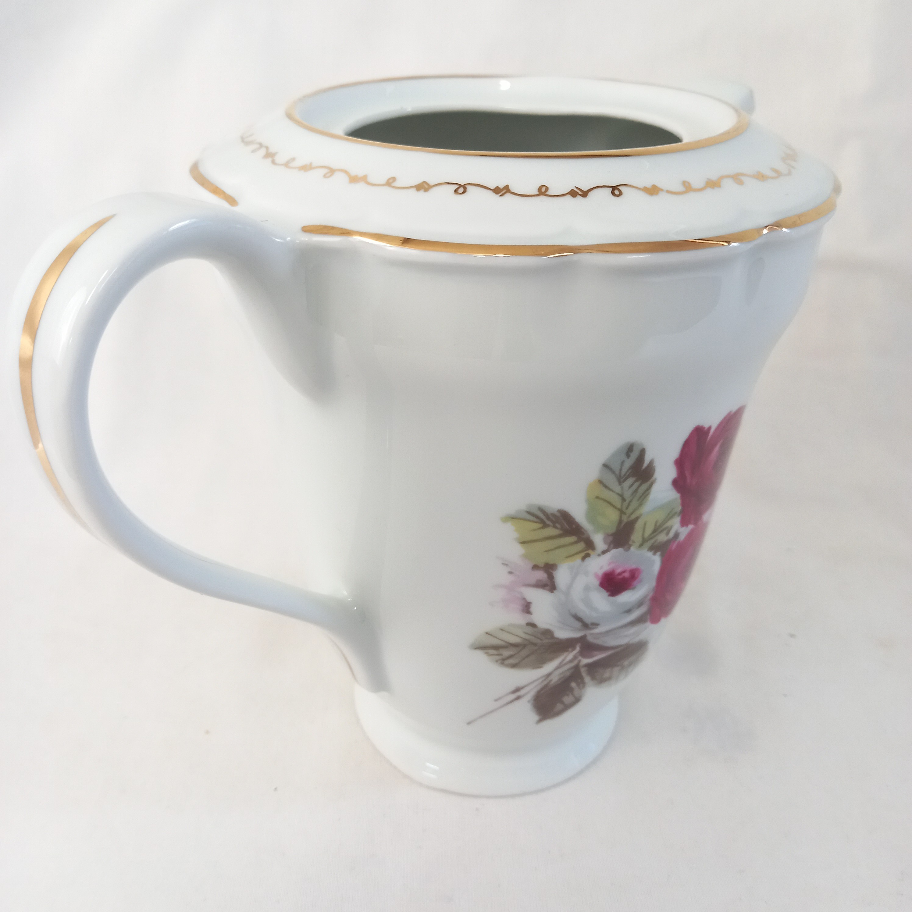 Voir photo 5 de Cafetière verseuse en porcelaine de Vierzon, estampillée CG Cafetière verseuse en porcelaine de Vierzon, estampillée CG Très bon état reconditionné photo 5