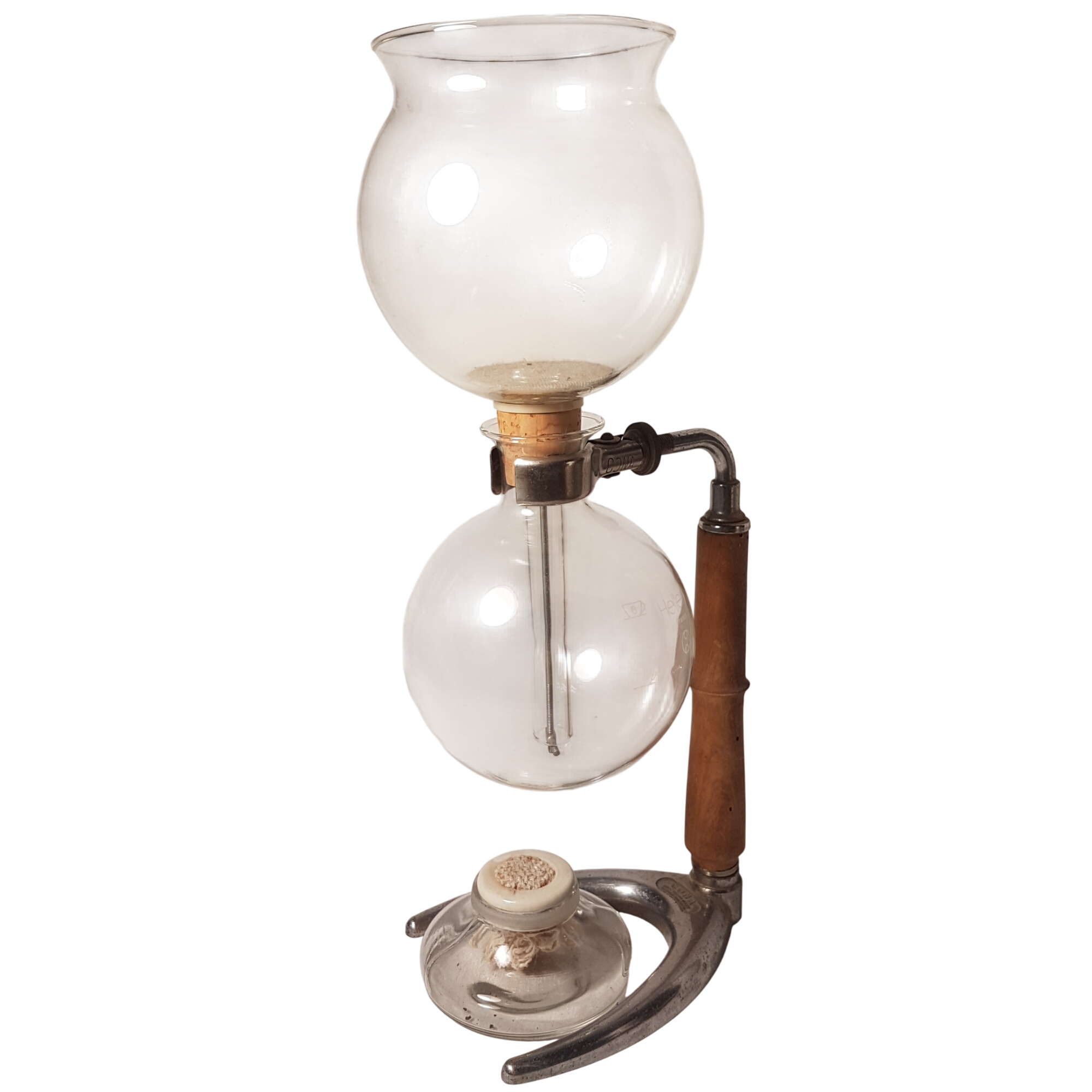 Cafetière vintage Hellem France hauteur 38 cm Parfait état - 45,00 € Cafetière vintage Hellem France hauteur 38 cm Parfait état reconditionné disponible sur Label Emmaüs