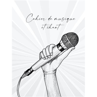 Cahier de musique et chant : Carnet solfège et partition - 100 pages format A4 (21 x 29,7 cm) État correct reconditionné disponible sur Fnac