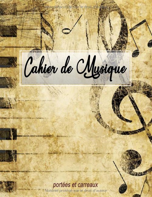 Acheter Cahier de musique Narratik Grand format 101 pages Portées et carreaux Seyès État correct - 23,99 € Cahier de musique Narratik Grand format 101 pages Portées et carreaux Seyès État correct N/A reconditionné disponible sur Fnac