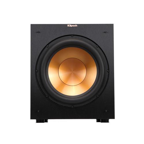 Caisson de basses Klipsch R-12SW Noir et Cuivre État correct Klipsch reconditionné disponible sur Fnac