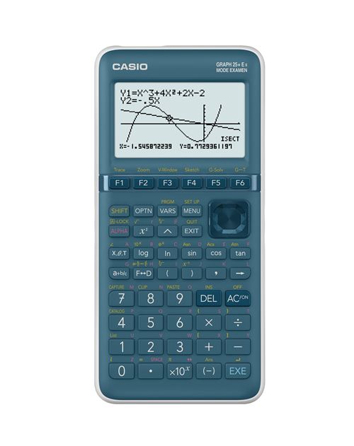 Calculatrice Casio Graph 25+E Mode Examen État correct - 52,90 € Calculatrice Casio Graph 25+E Mode Examen État correct Casio reconditionné disponible sur Fnac