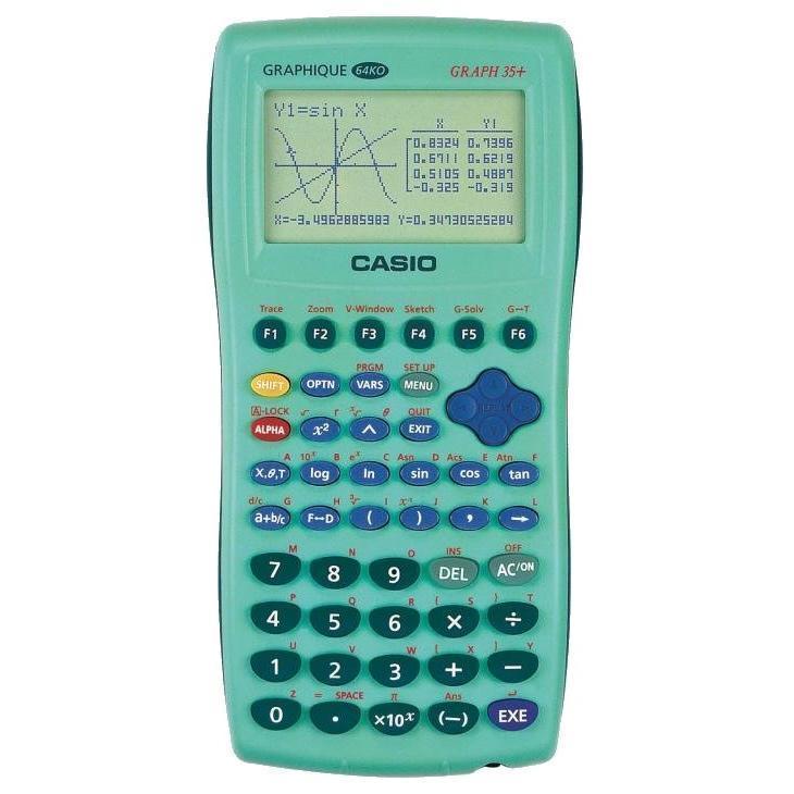 Calculatrice Casio Graph 35+ Reconditionné - 69,00 € Calculatrice Casio Graph 35+ Reconditionné Casio reconditionné disponible sur Backmarket