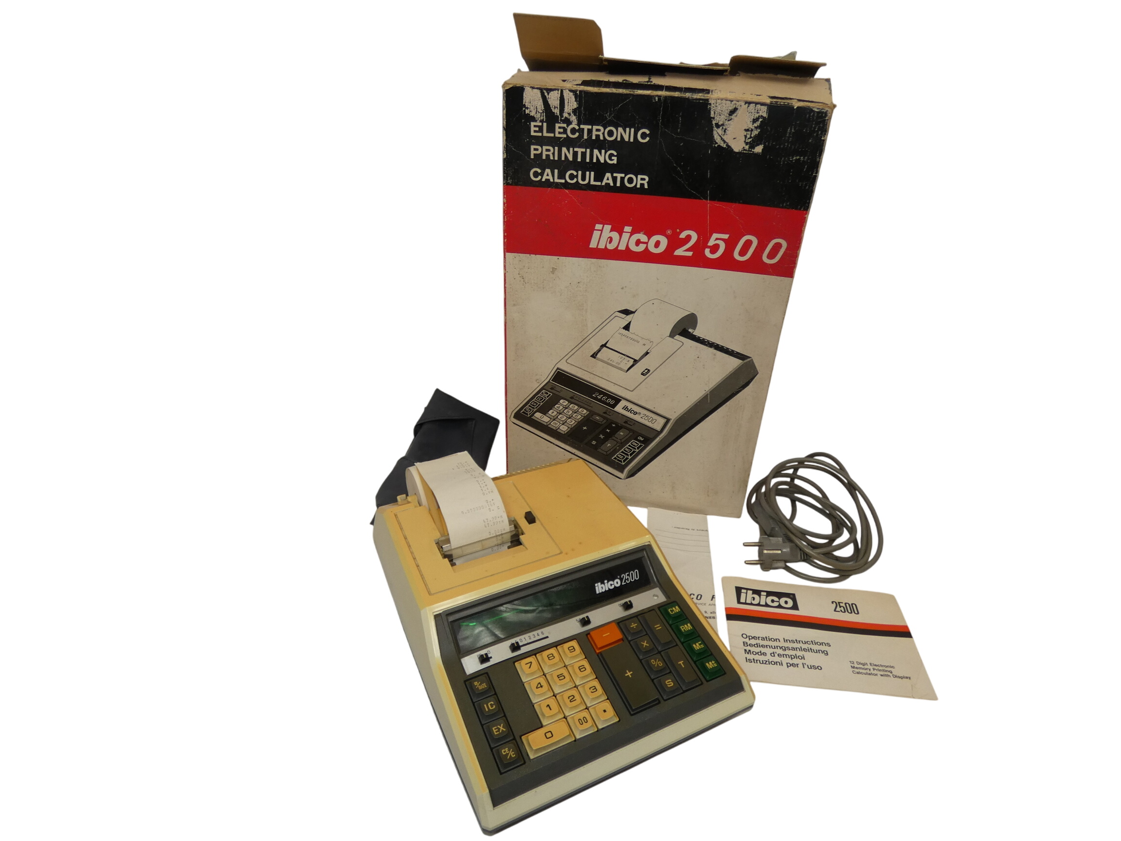Acheter Calculatrice vintage enregistreuse IBICO 2500 Très bon état - 10,00 € Calculatrice vintage enregistreuse IBICO 2500 Très bon état reconditionné disponible sur Label Emmaüs
