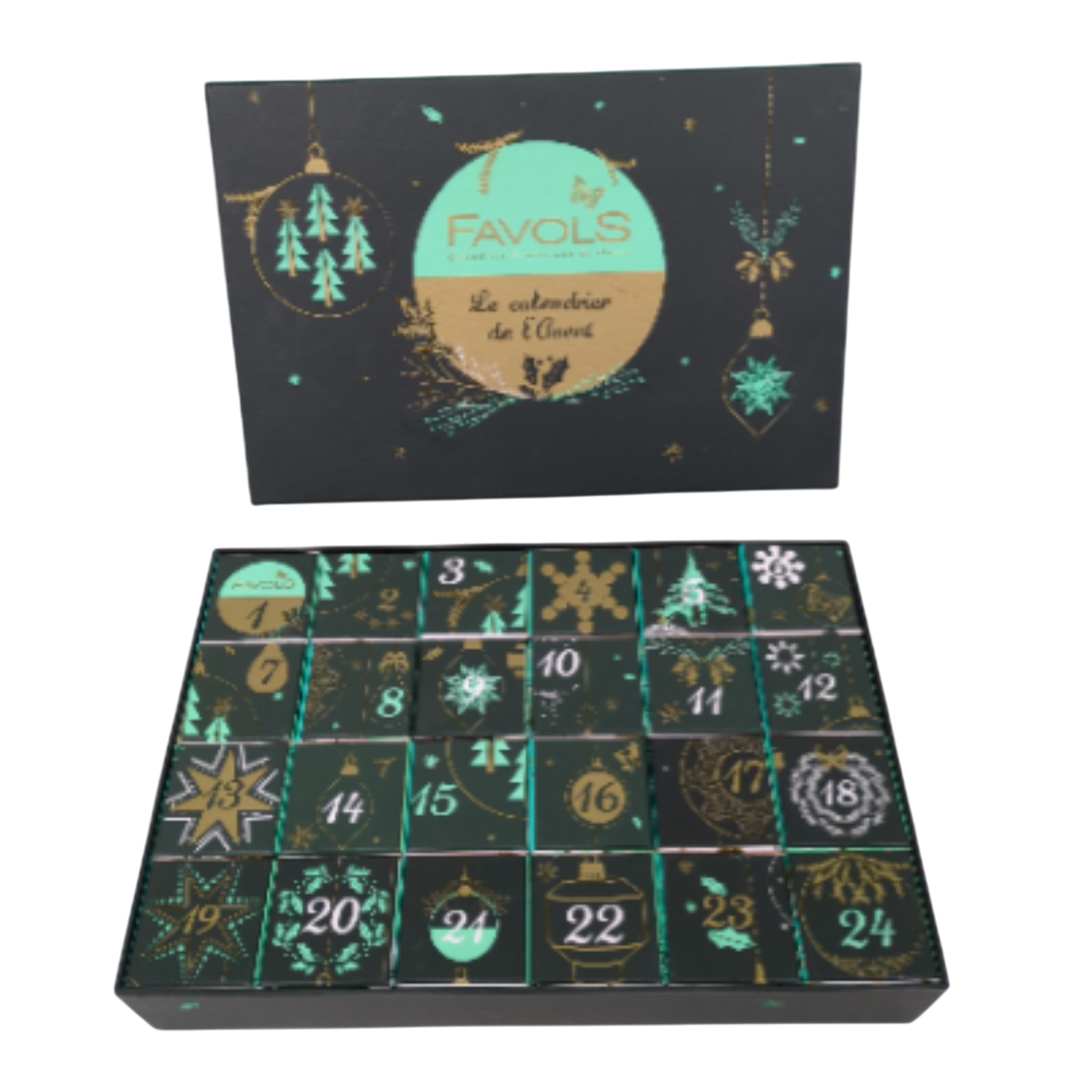 Acheter Calendrier de l'avent Favols Très bon état - 10,00 € Calendrier de l'avent Favols Très bon état reconditionné disponible sur Label Emmaüs