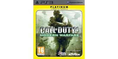 Acheter Call of Duty 4 - Modern Warfare - Platinum État correct - 10,90 € Call of Duty 4 - Modern Warfare - Platinum État correct N/A reconditionné disponible sur Fnac
