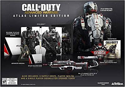 Call of Duty Advanced Warfare Atlas Limited Edition Xbox One État correct - 37,59 € Call of Duty Advanced Warfare Atlas Limited Edition Xbox One État correct Activision Blizzard reconditionné disponible sur Fnac