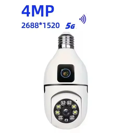 Caméra Ampoule Double Vision Wifi 5g Duel 4mp Et Vision Nocturne Bon état - 39,95 € Caméra Ampoule Double Vision Wifi 5g Duel 4mp Et Vision Nocturne Bon état reconditionné disponible sur Rakuten