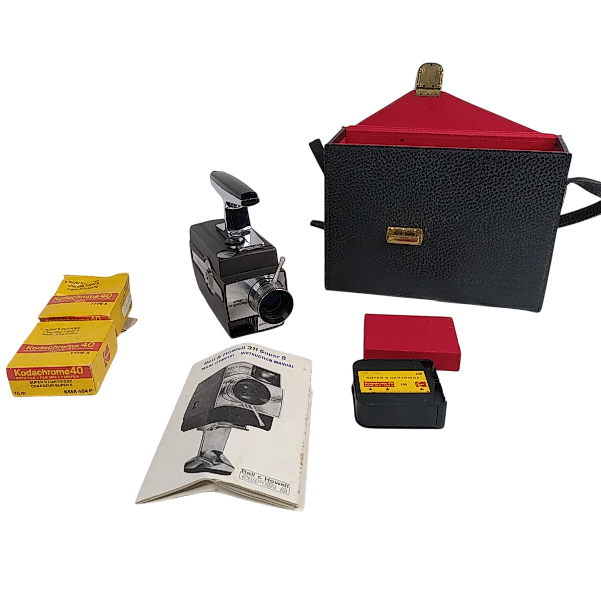 Camera Bell and Howell Super Eight Bon état - 25,00 € Camera Bell and Howell Super Eight Bon état reconditionné disponible sur Label Emmaüs