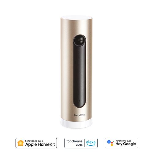 Caméra de surveillance connectée Netatmo intérieure Beige et Noir État correct Netatmo reconditionné disponible sur Fnac