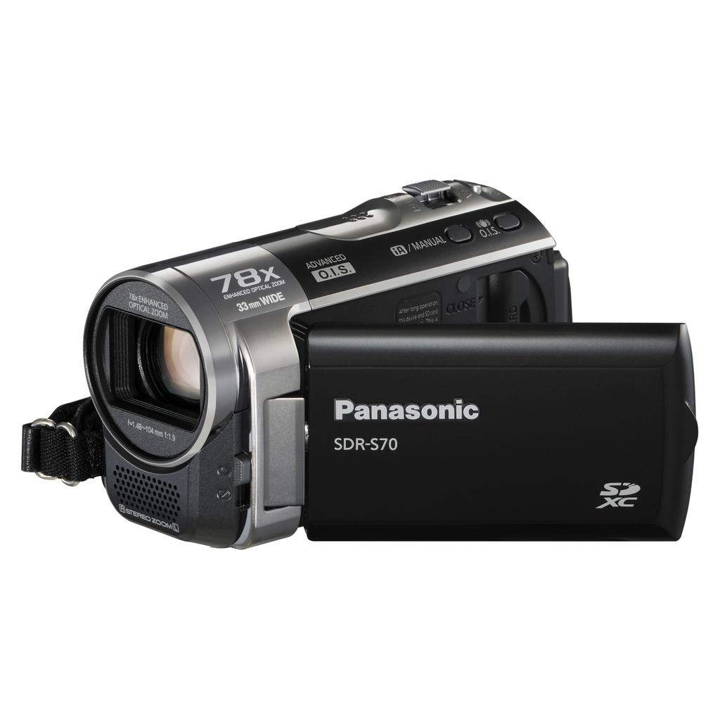 Voir photo 2 de Caméra Panasonic SDR-S70 - Noir | Dero Caméra Panasonic SDR-S70 - Noir Reconditionné Panasonic reconditionné photo 2 | Dero