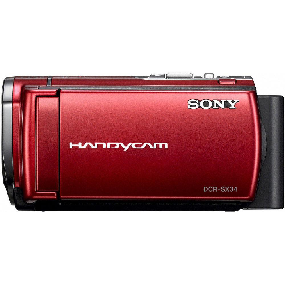 Caméra Sony DCR-SX34 - Rouge Reconditionné Sony reconditionné photo 3 | Dero