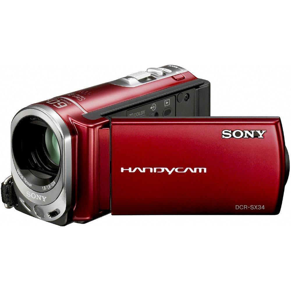 Caméra Sony DCR-SX34 - Rouge Reconditionné Sony reconditionné disponible sur Backmarket | Dero