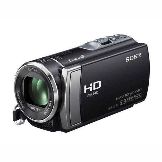 Voir photo 2 de Caméra Sony HDR-CX190 - Noir | Dero Caméra Sony HDR-CX190 - Noir Reconditionné Sony reconditionné photo 2 | Dero