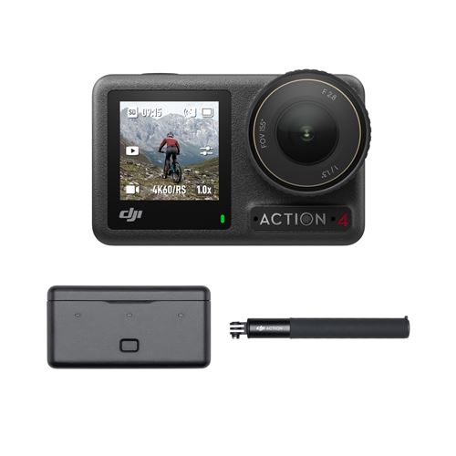 Caméra sport DJI Osmo Action 4 Adventure Combo Noir État correct DJI reconditionné disponible sur Fnac