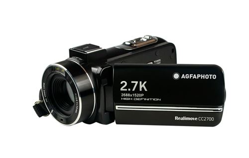 Caméscope AgfaPhoto CC2700 Noir avec 2 batteries État correct reconditionné disponible sur Fnac