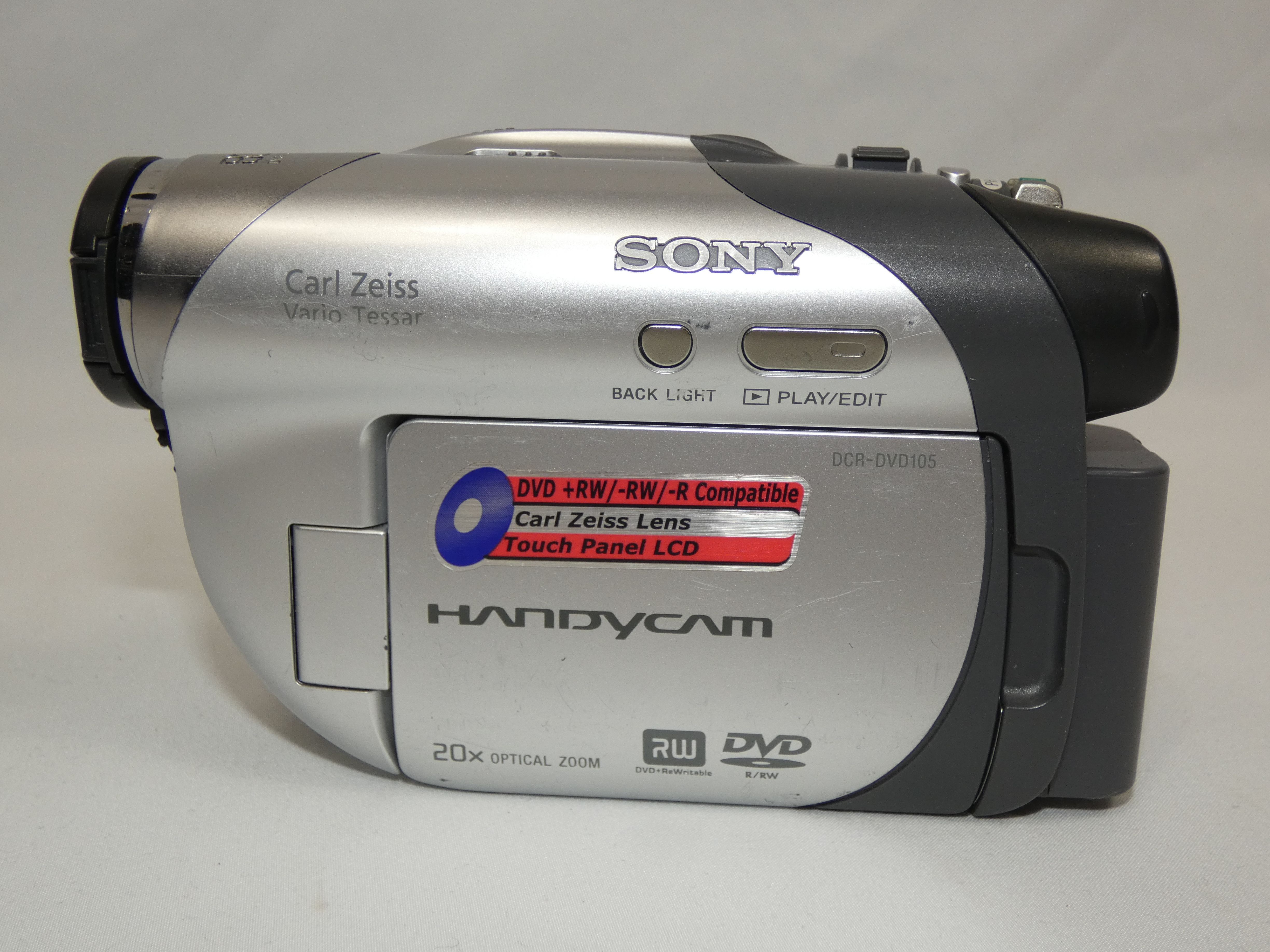 Voir photo 3 de Camescope SONY DCR-DVD105 E (pour pièces) Camescope SONY DCR-DVD105 E (pour pièces) Bon état reconditionné photo 3