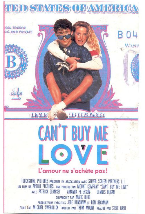 Acheter Can't Buy me love - 1987 - Steve Rash, Patrick Dempsey, Amanda Peterson - 40x60cm - Affiche État correct - 14,99 € Can't Buy me love - 1987 - Steve Rash, Patrick Dempsey, Amanda Peterson - 40x60cm - Affiche État correct N/A reconditionné disponible sur Fnac