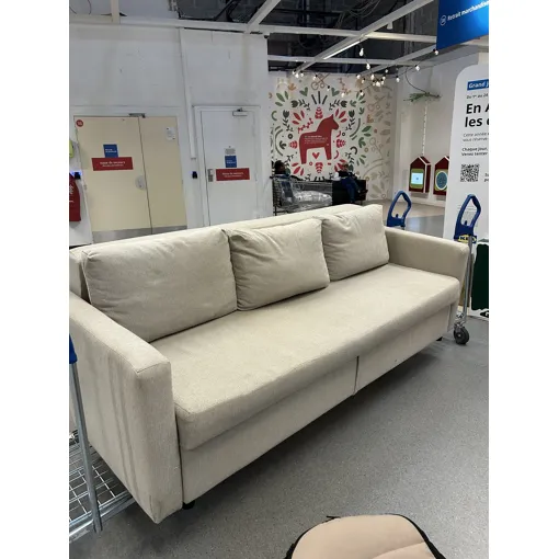 Canapé convertible Se transforme en lit en un tour de main. Offre un grand espace de rangement en dessous de l'assise. occasion reconditionné disponible sur Rakuten