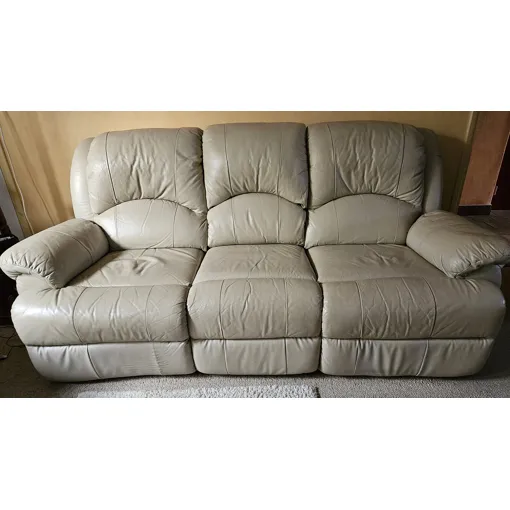 Canapé cuir 3 places + fauteuil relax ¿ Saint-Omer (62) Bon état reconditionné disponible sur Rakuten
