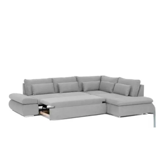 Canape d angle convertible gris Bon état reconditionné disponible sur Rakuten