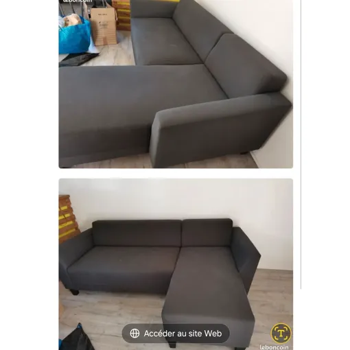 Canapé D Angle Bon état reconditionné disponible sur Rakuten