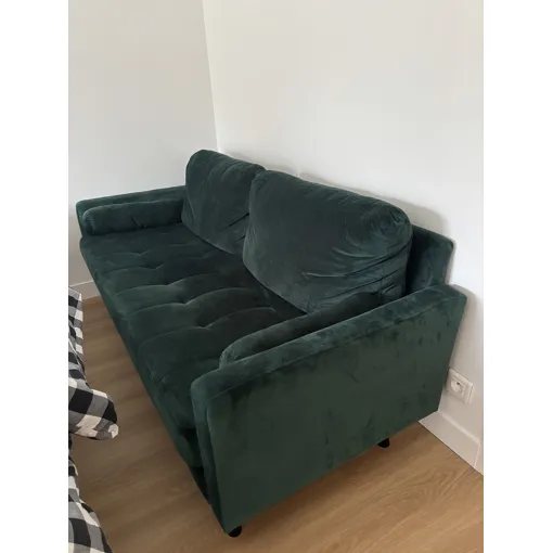 Canapé Maisons du Monde - très bon état - vert velours - 3 places occasion - 150,00 € Canapé Maisons du Monde - très bon état - vert velours - 3 places occasion reconditionné disponible sur Rakuten